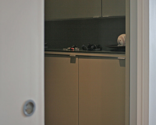Philippe Del Zotto, agencement d'intérieur près de Lyon. Rénovation totale d'un appartement de 110m² à Saint Foy les Lyons.