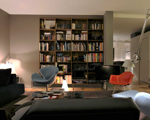 Philippe Del Zotto, agencement d'intérieur près de Lyon. Rénovation totale d'un appartement de 110m² à Saint Foy les Lyons.