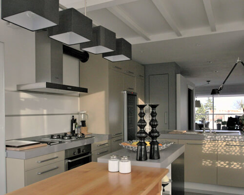 Philippe Del Zotto, agencement d'intérieur près de Lyon. Rénovation totale d'un appartement de 110m² à Saint Foy les Lyons.